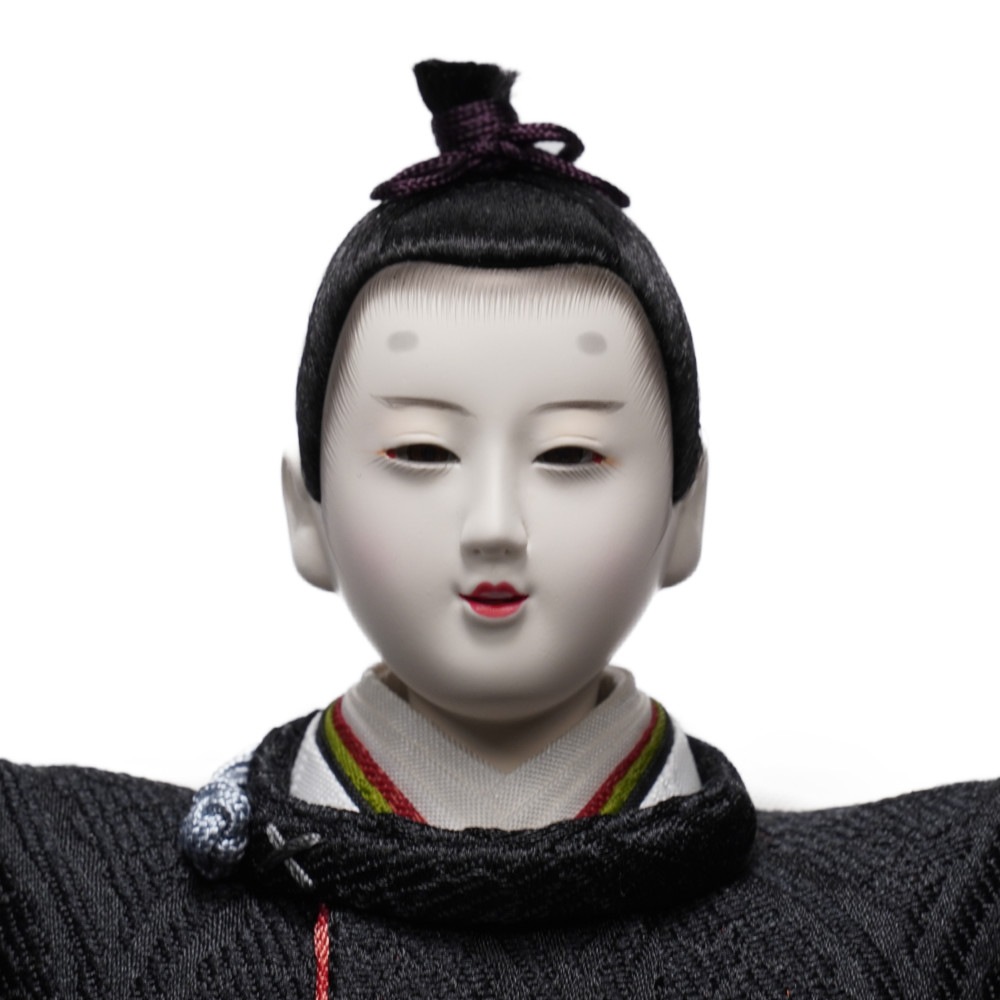 【雛人形】京十番 平安 黒袍 親王飾り | 小出松寿作