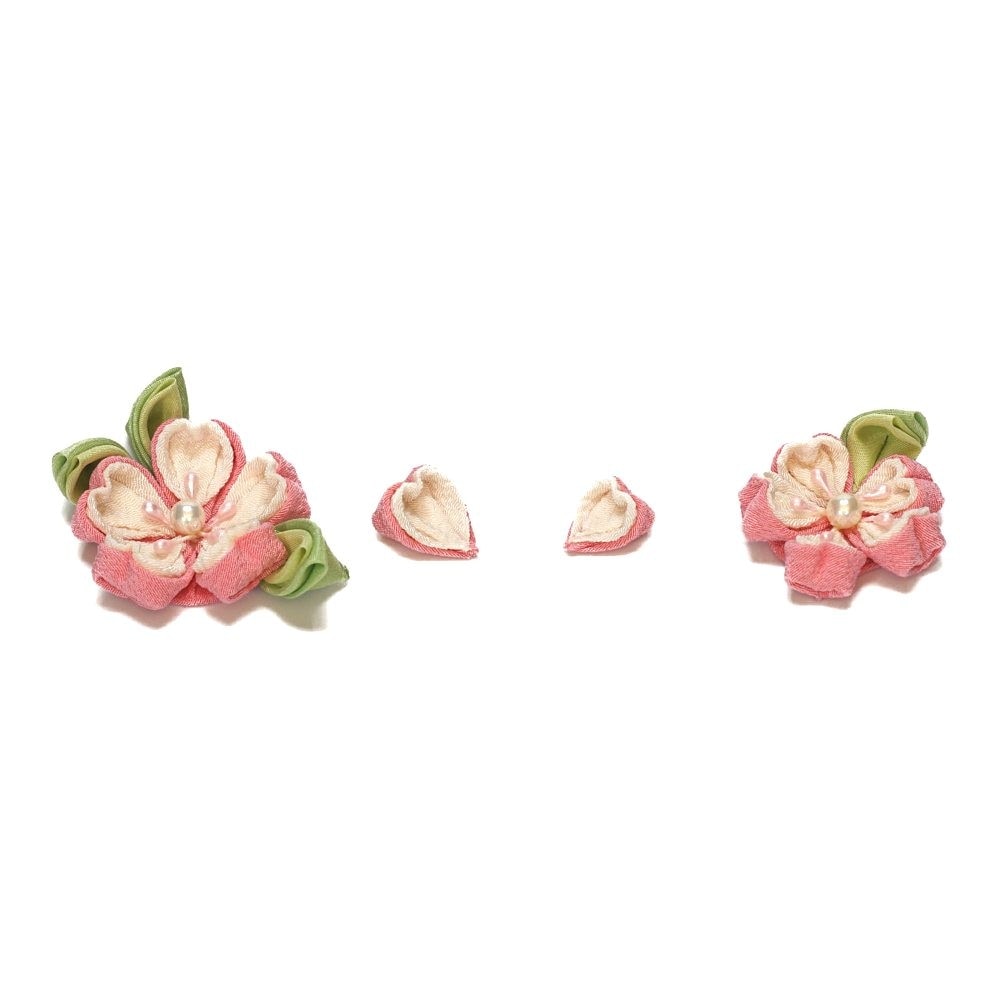 木目込み雛人形】さくらさくら 五人揃い二段飾り〈木村一秀作〉[243