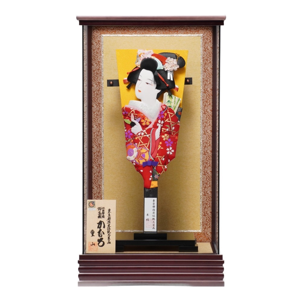【羽子板】13号 かむろ 豊印〈むさしや豊山作〉[232-077]