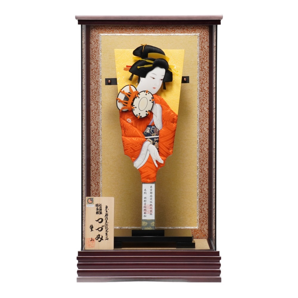【羽子板】13号 つづみ 極上本絹〈むさしや豊山作〉[232-078]