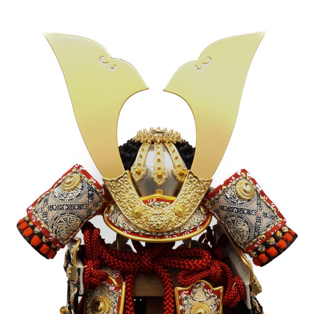 【五月人形】五分之一 源氏八領 楯無鎧 奉納鎧飾り | 雄山作