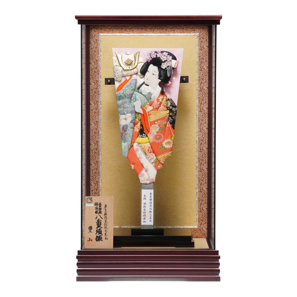 【羽子板】13号 八重垣姫 七分身 極上本絹〈むさしや豊山作〉[232-082]