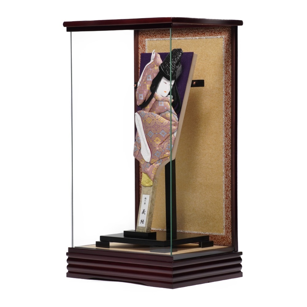 【羽子板】13号 源氏絵巻 義経 七分身〈むさしや豊山作〉[232-083]