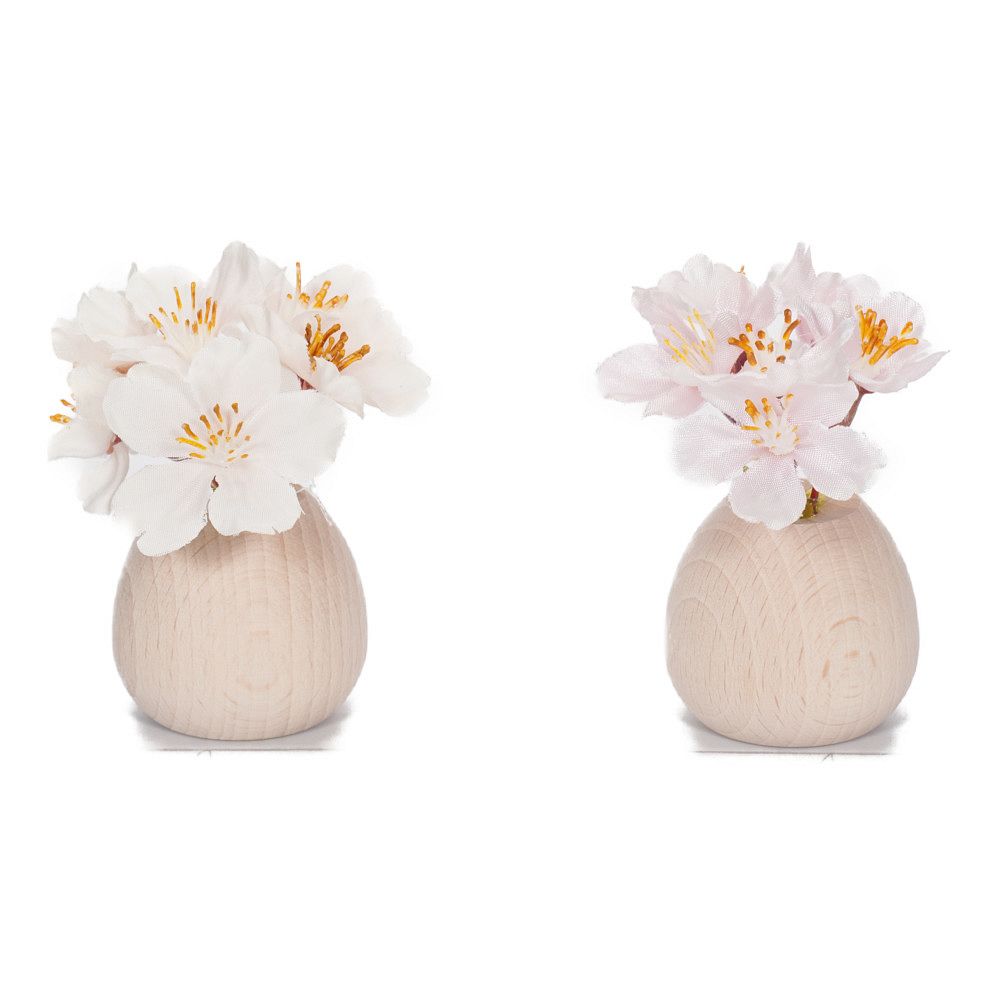 【雛人形】芥子 金襴(白・ピンク) 花柄 親王飾り | 望月紀彦作
