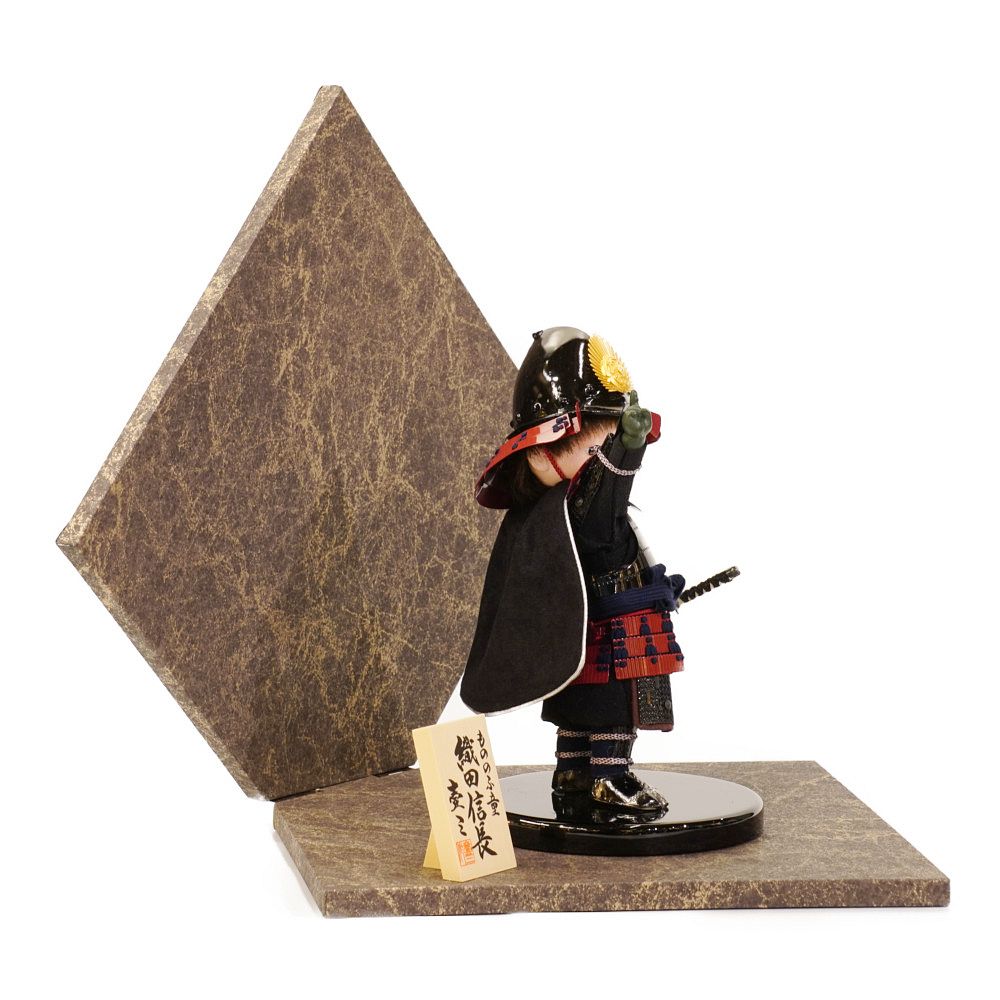 五月人形】もののふ童 一番星 織田信長 大将飾り〈壹三作〉[235-147