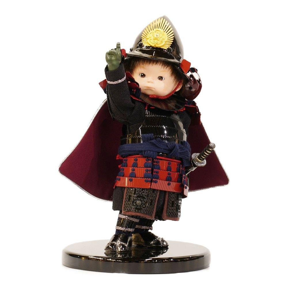 五月人形 子ども大将 平飾り 男の子（245to1098）壹三（いちぞう） ym1053（gk192/yb1105/gs1081） 五月人形 子供大将 5月人形 皐月人形 兜鎧飾り 壱三 壹三（いちぞう