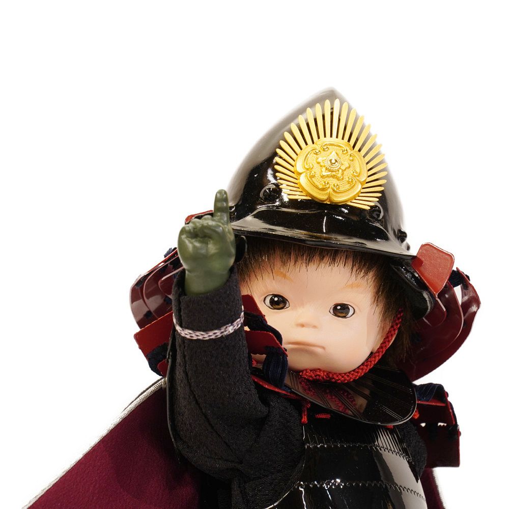 五月人形】もののふ童 一番星 織田信長 大将飾り〈壹三作〉[235-147