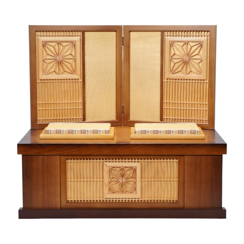 雛壇ご注文専用ページ 雛人形】京十番 黄櫨染 桐竹鳳凰文様 親王揃い収納飾り〈小出松寿作