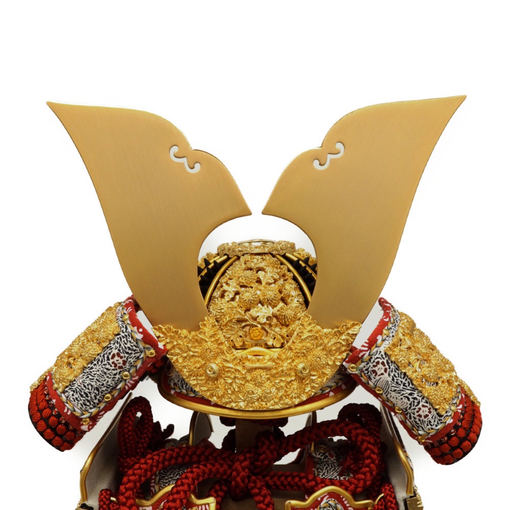 【五月人形】五分之一 国宝模写 菊一文字 奉納鎧飾り〈雄山作〉[245-208]