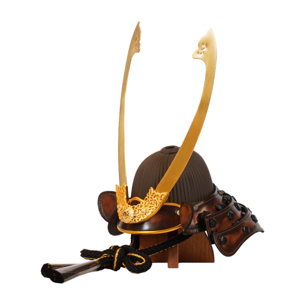 雄山 Armadura 呂武 兜飾り 7号 工芸品 ハンドメイド こどもの日 五月人形】7号 Armadura 呂武 兜飾り〈雄山作〉[245-260] | 五月