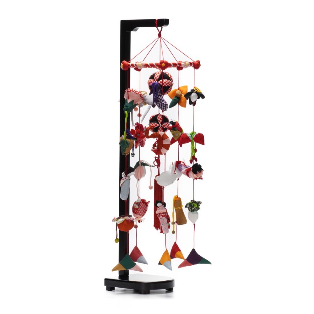 つるし飾り】5連5ケ付 〈女の子〉[223T-048] ｜雛人形・五月人形の専門