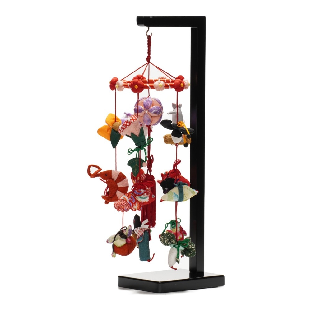 【つるし飾り】5連3ケ付 〈女の子〉[223T-049]