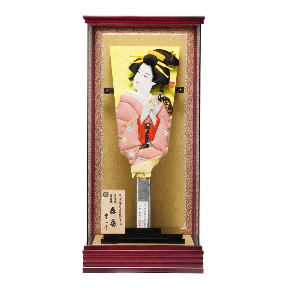 羽子板】16号 調べ 極上本絹〈むさしや豊山作〉[232-088] | 羽子板