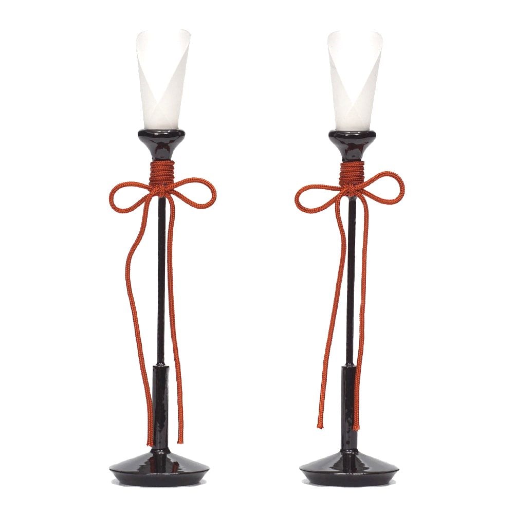 木目込み雛人形】安土雛 溜塗 五人揃い二段飾り〈木村一秀作〉[213-062