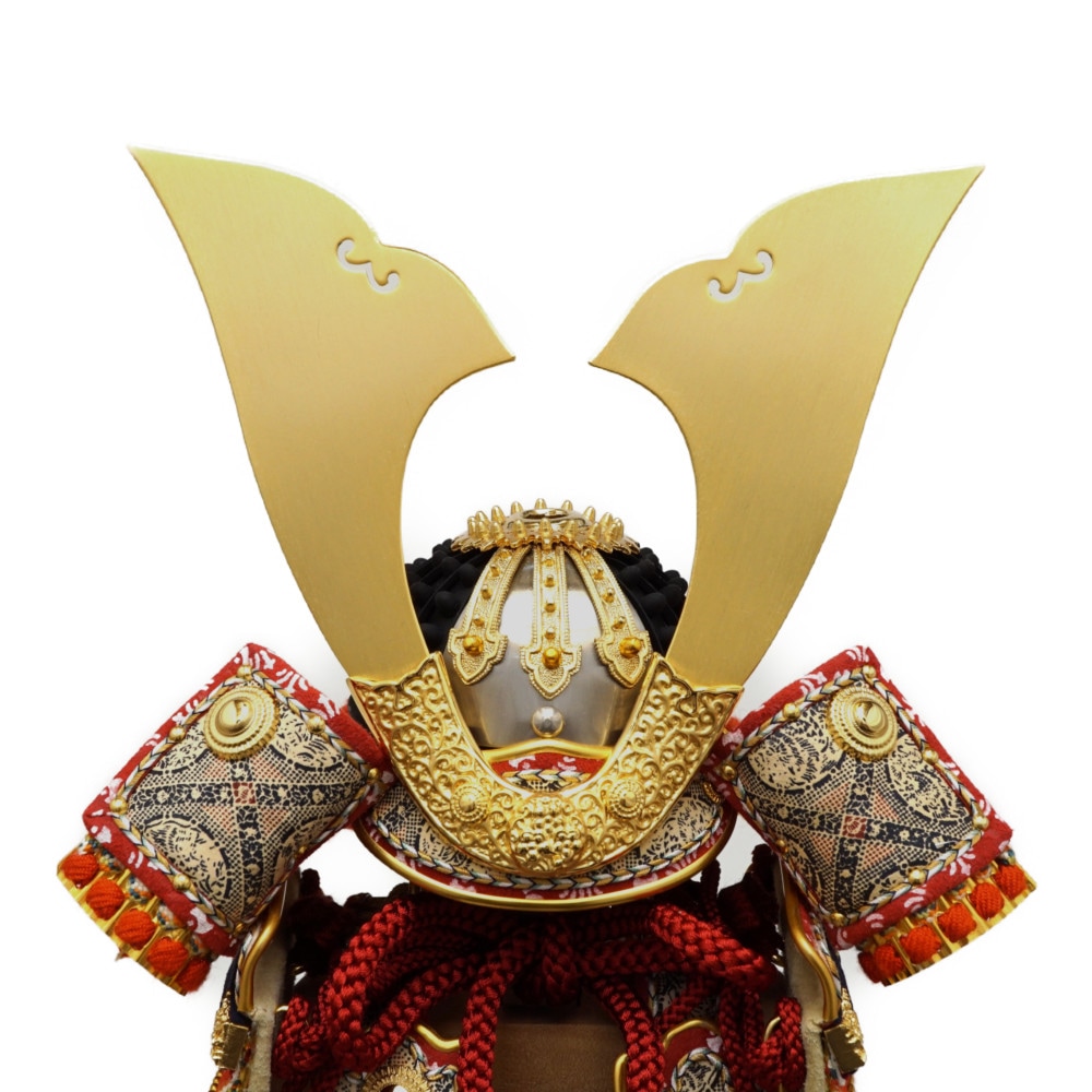 【五月人形】五分之一 源氏八領 薄金鎧 奉納鎧飾り | 雄山作