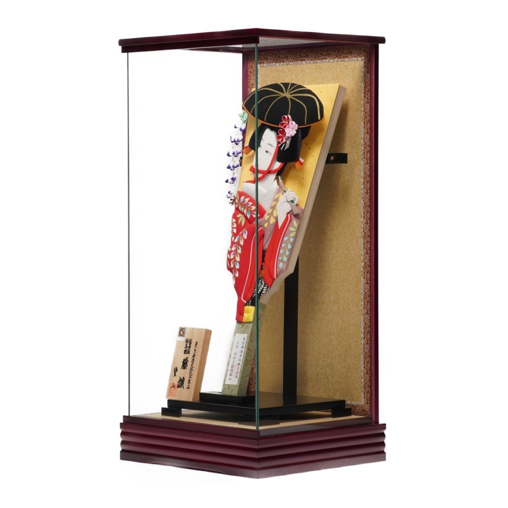 【羽子板】16号 藤娘 極上本絹〈むさしや豊山作〉[232-092]