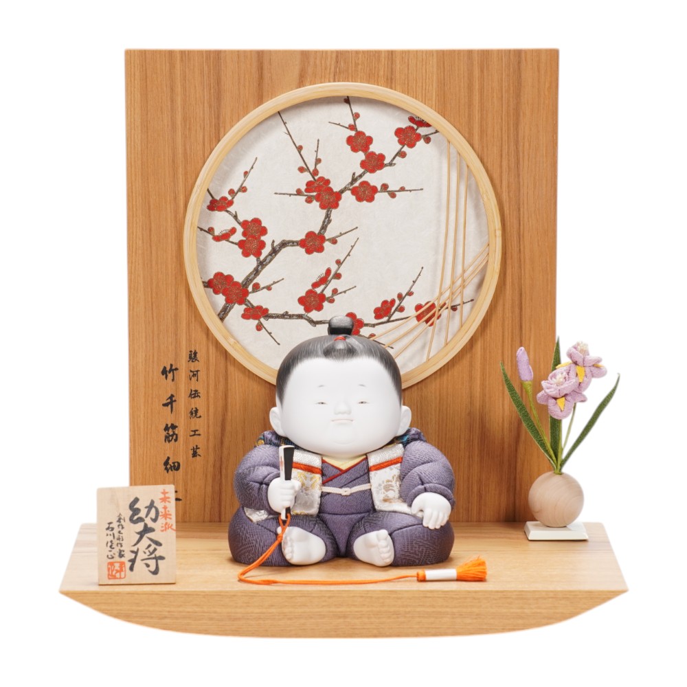 【五月人形】 おさな大将 二頭身(小) 大将飾り〈石川佳正作〉[255-015]