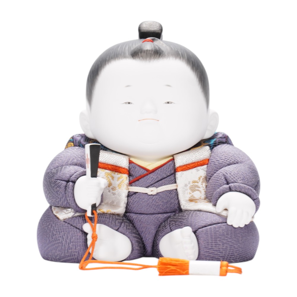 【五月人形】 おさな大将 二頭身(小) 大将飾り〈石川佳正作〉[255-015]