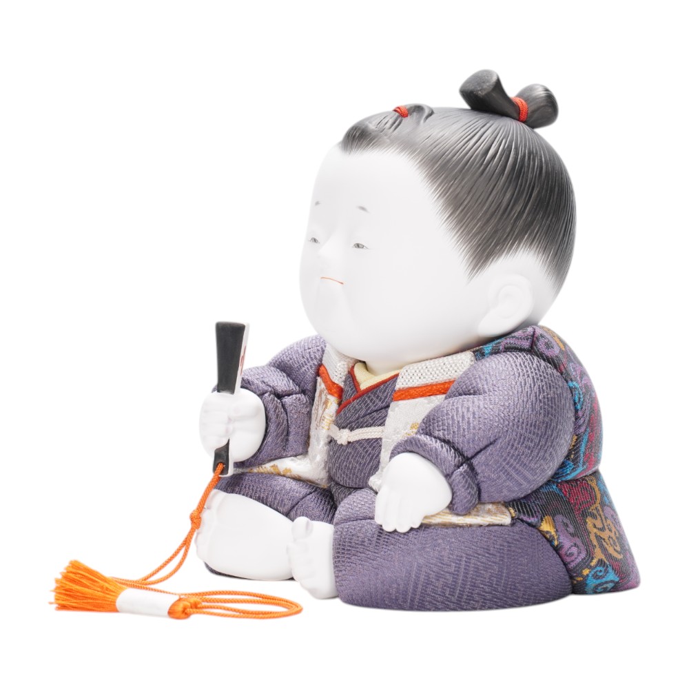 【五月人形】 おさな大将 二頭身(小) 大将飾り〈石川佳正作〉[255-015]