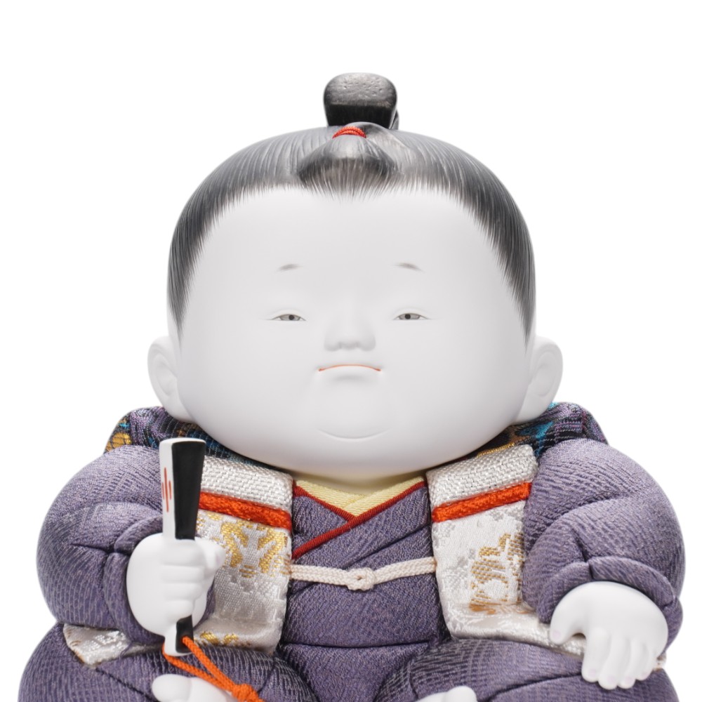 【五月人形】 おさな大将 二頭身(小) 大将飾り〈石川佳正作〉[255-015]