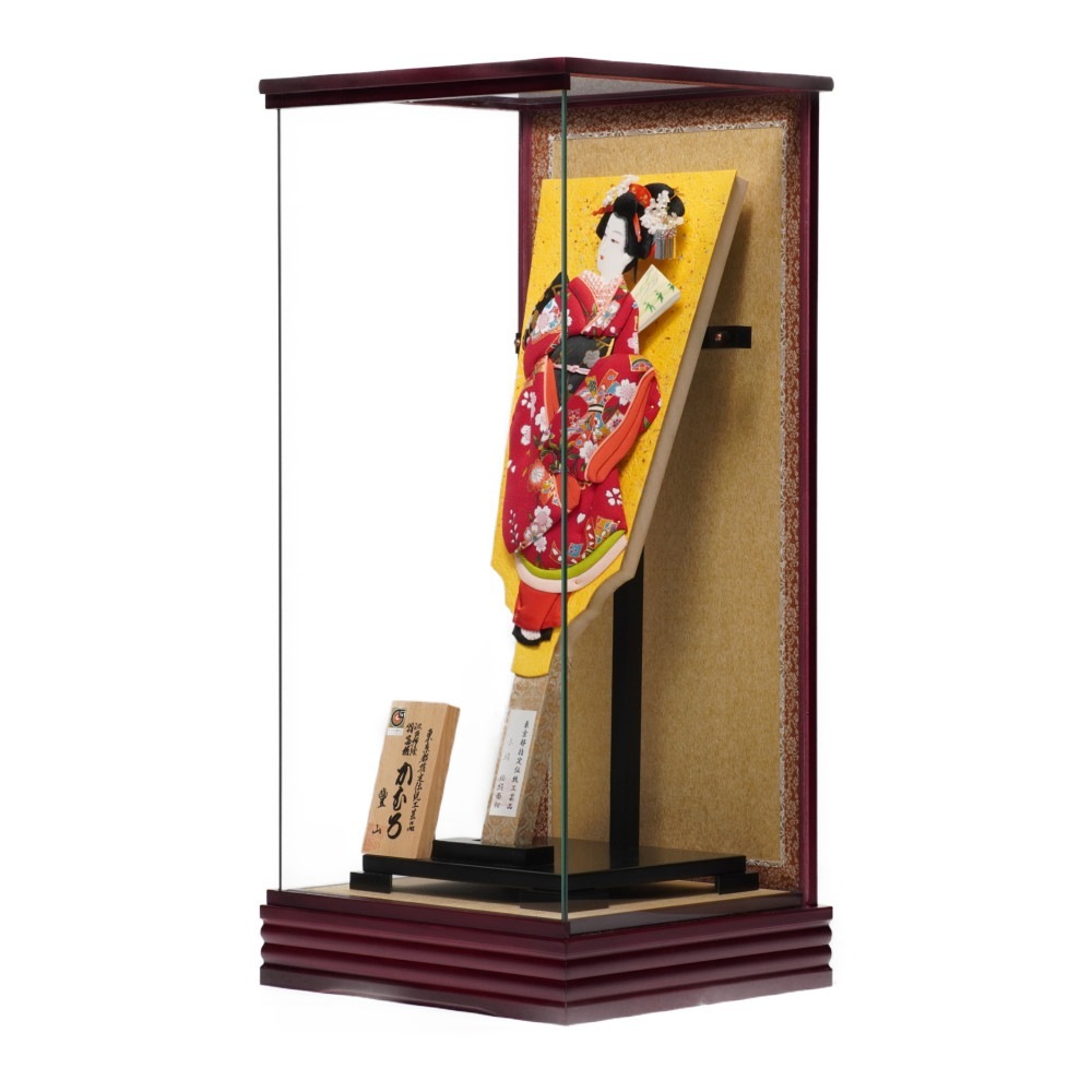 【羽子板】16号 かむろ 丸立 極上本絹〈むさしや豊山作〉[232-094]