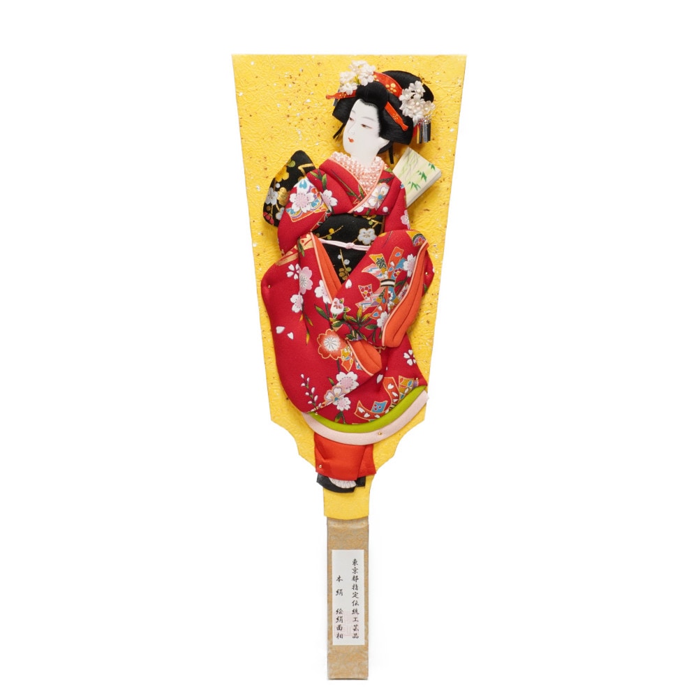 【羽子板】16号 かむろ 丸立 極上本絹〈むさしや豊山作〉[232-094]