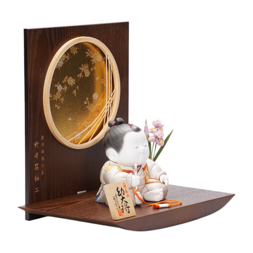 【五月人形】 おさな大将 二頭身(小) 本金箔盛上彩色 大将飾り | 石川佳正作