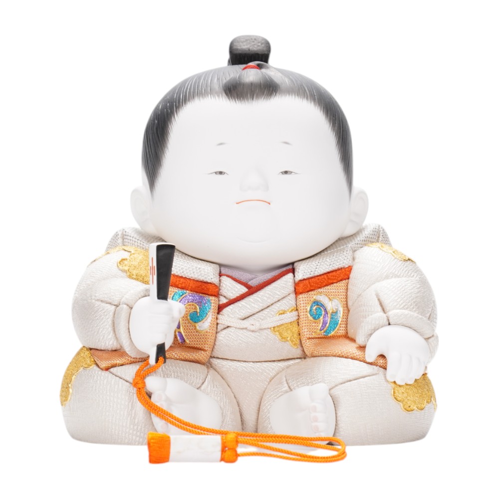 【五月人形】 おさな大将 二頭身(小) 本金箔盛上彩色 大将飾り | 石川佳正作