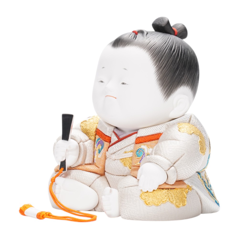 【五月人形】 おさな大将 二頭身(小) 本金箔盛上彩色 大将飾り | 石川佳正作
