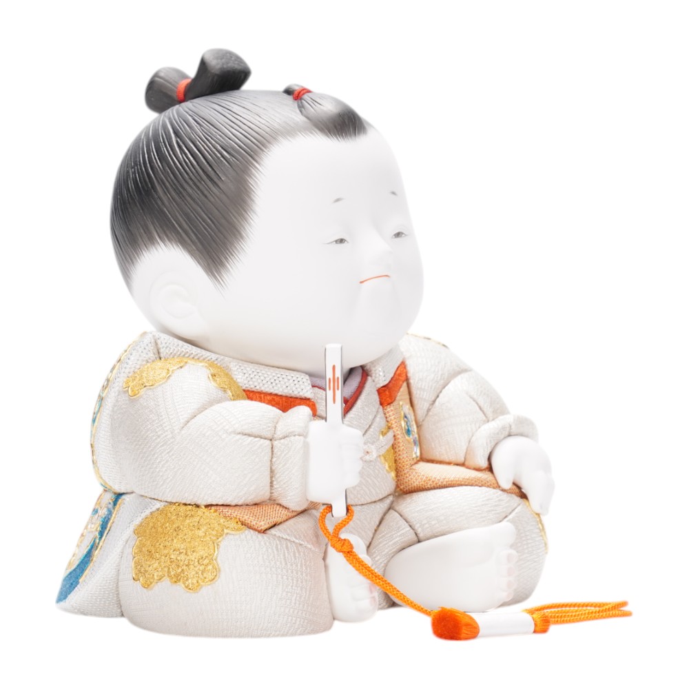 【五月人形】 おさな大将 二頭身(小) 本金箔盛上彩色 大将飾り | 石川佳正作