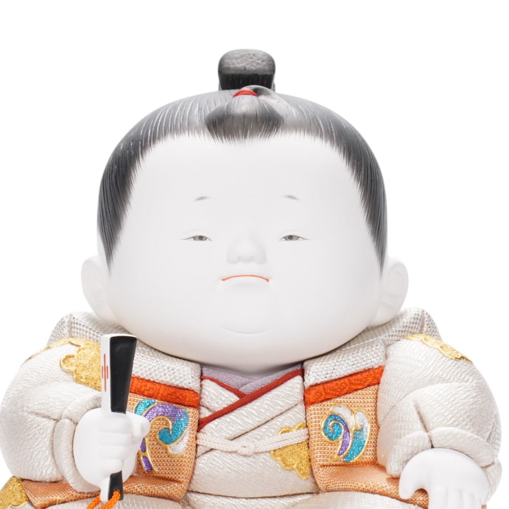 【五月人形】 おさな大将 二頭身(小) 本金箔盛上彩色 大将飾り | 石川佳正作