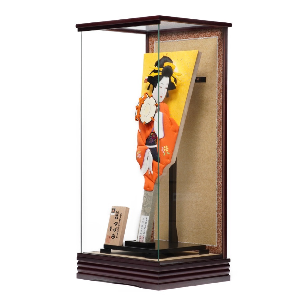 【羽子板】18号 つづみ 極上本絹〈むさしや豊山作〉[232-097]