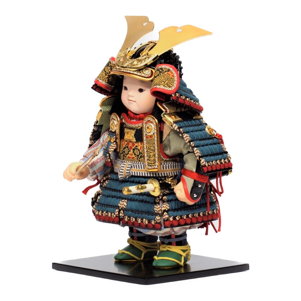 【五月人形】「海」縹糸威 大将飾り〈幸一光作〉[255-020]