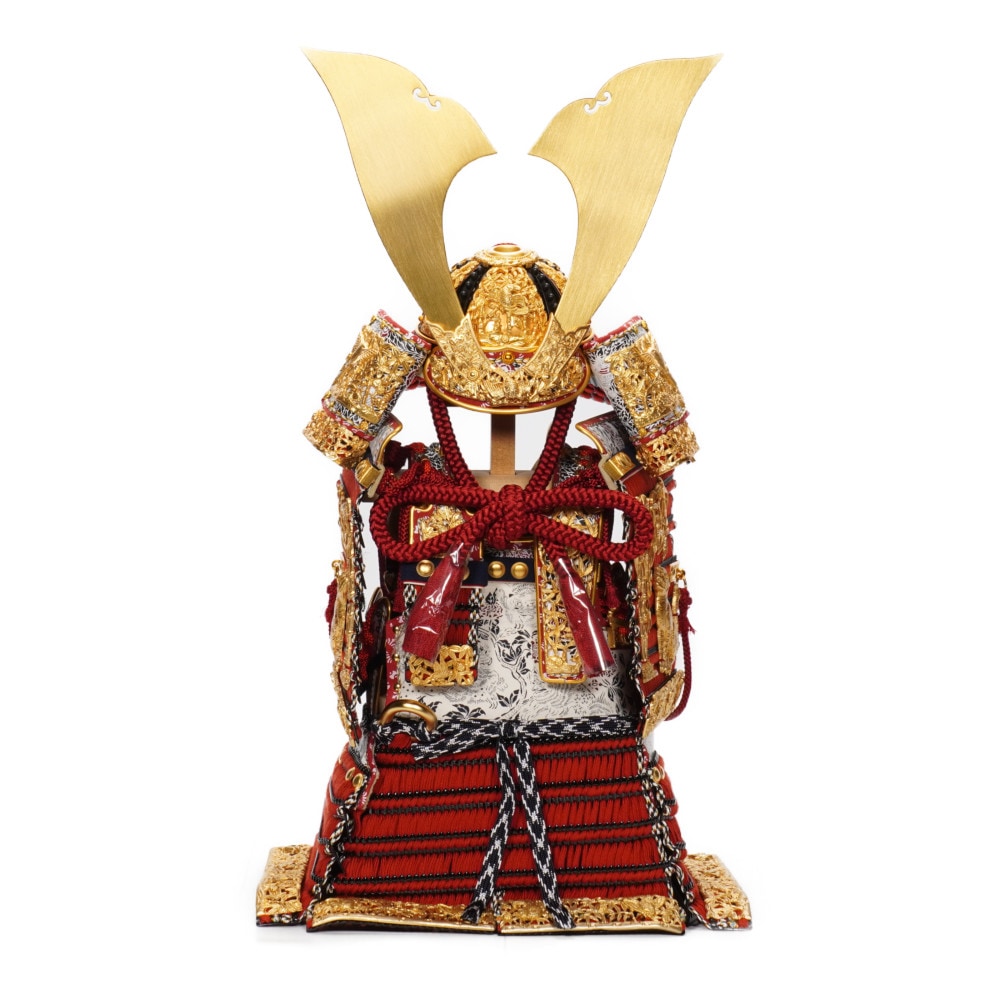【五月人形】四分之一 国宝模写 竹雀 奉納鎧飾り | 雄山作