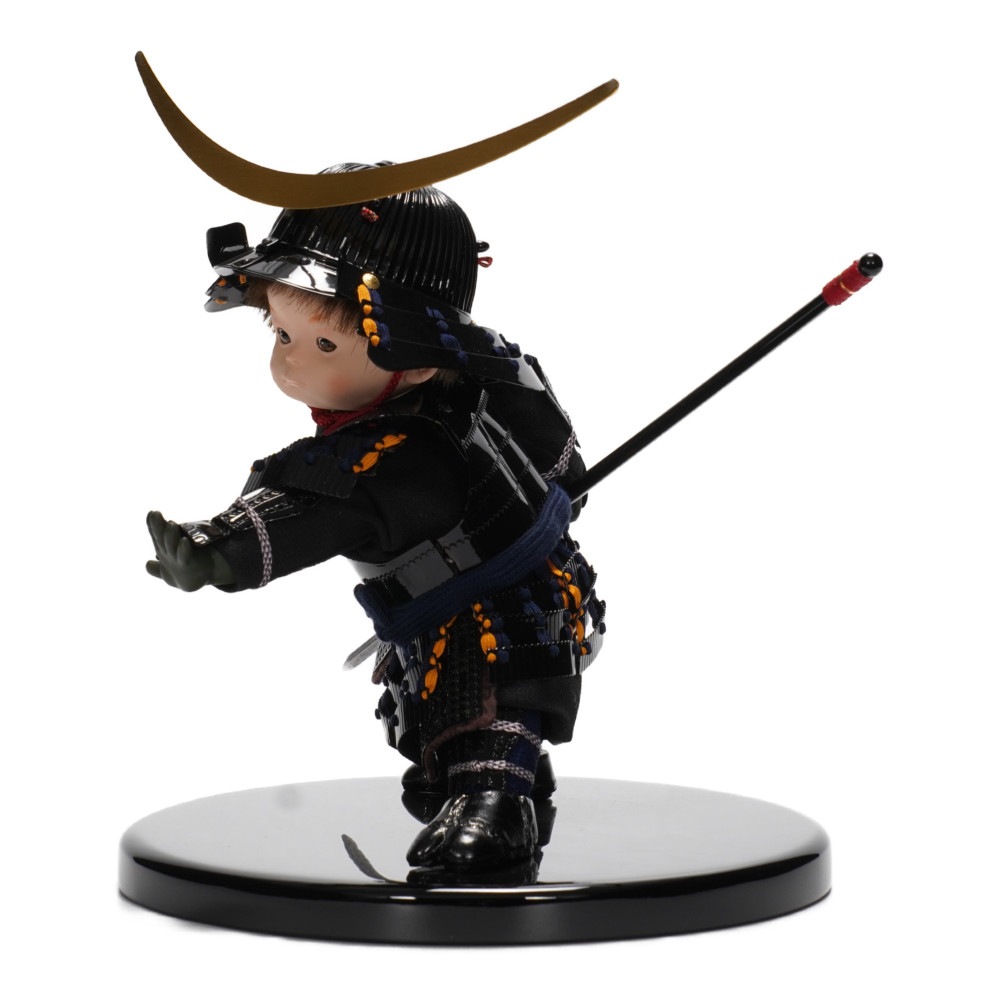 【五月人形】もののふ童 政宗参上 大将飾り〈壹三作〉[255-021]