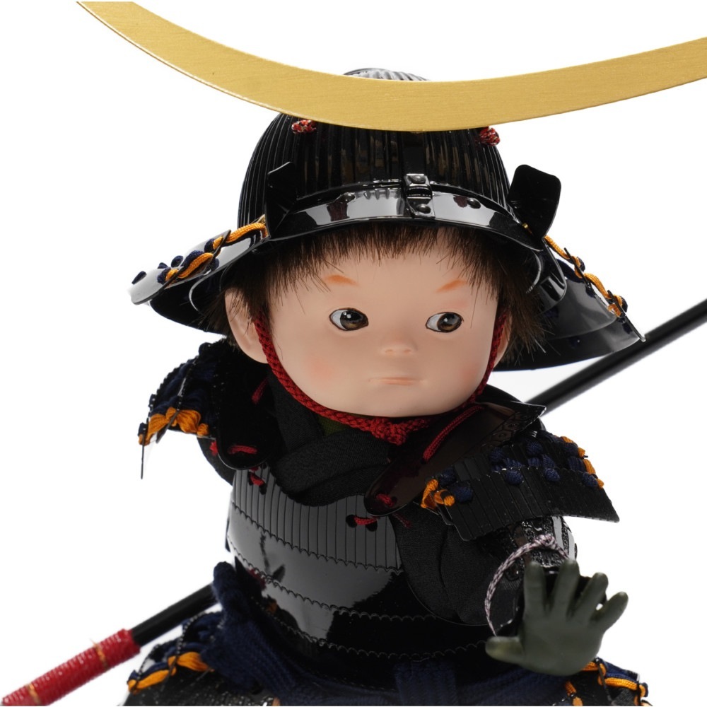 【五月人形】もののふ童 政宗参上 大将飾り〈壹三作〉[255-021]