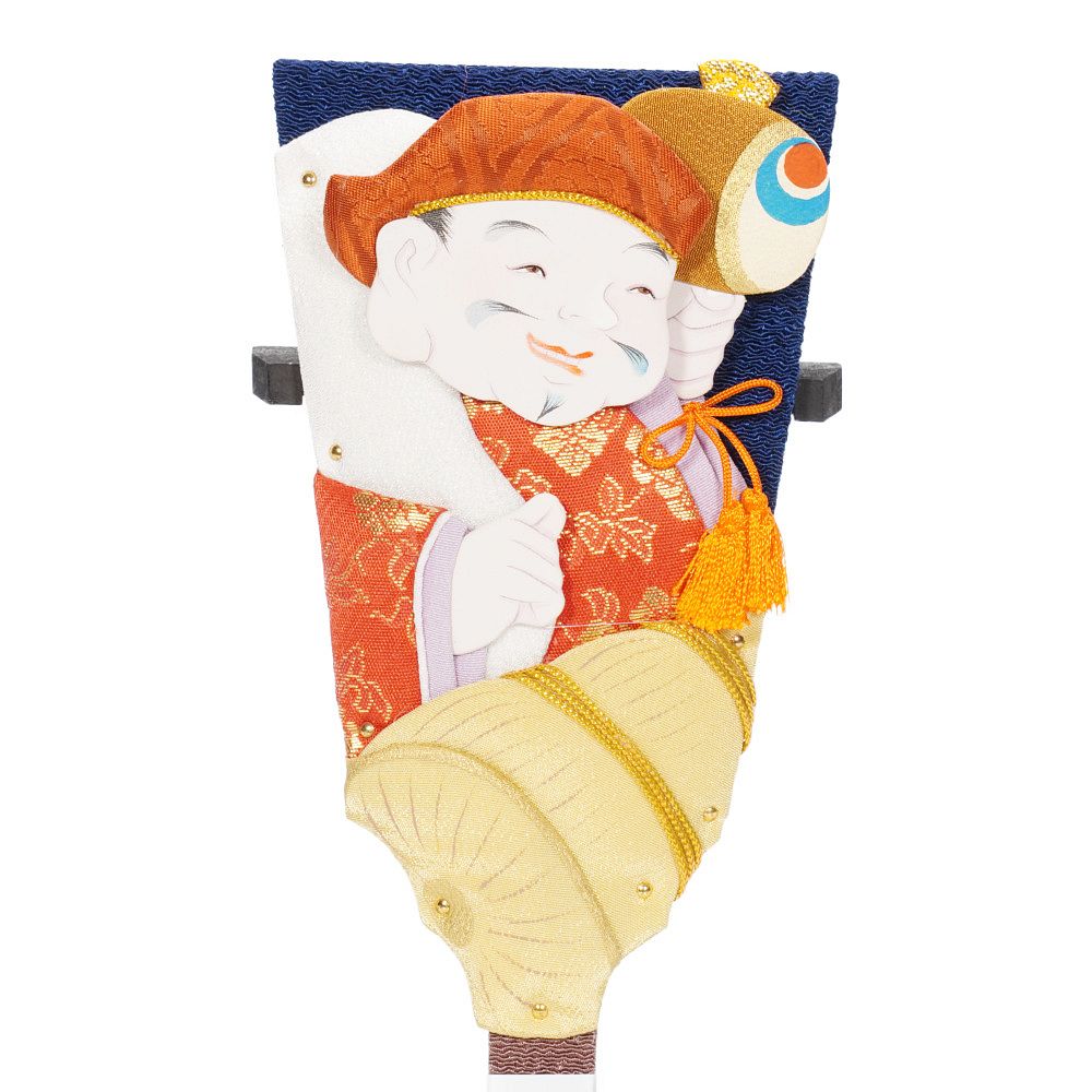 羽子板】7号 豆板 七福神 大黒天〈むさしや豊山作〉[242-002] | 羽子板