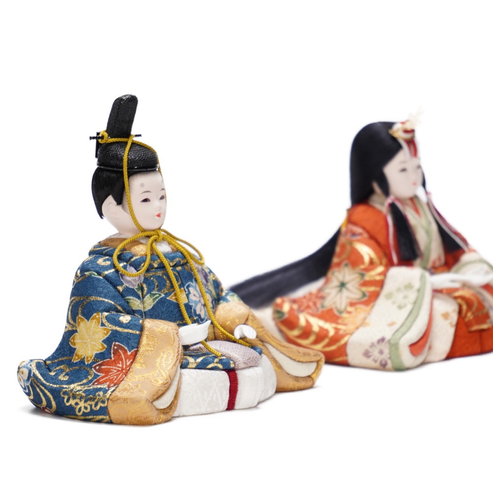 木目込雛人形 桃山雛 親王飾り 雛人形 親王飾り【紗良・桃山】SARA｜一秀｜木目込人形｜モダン