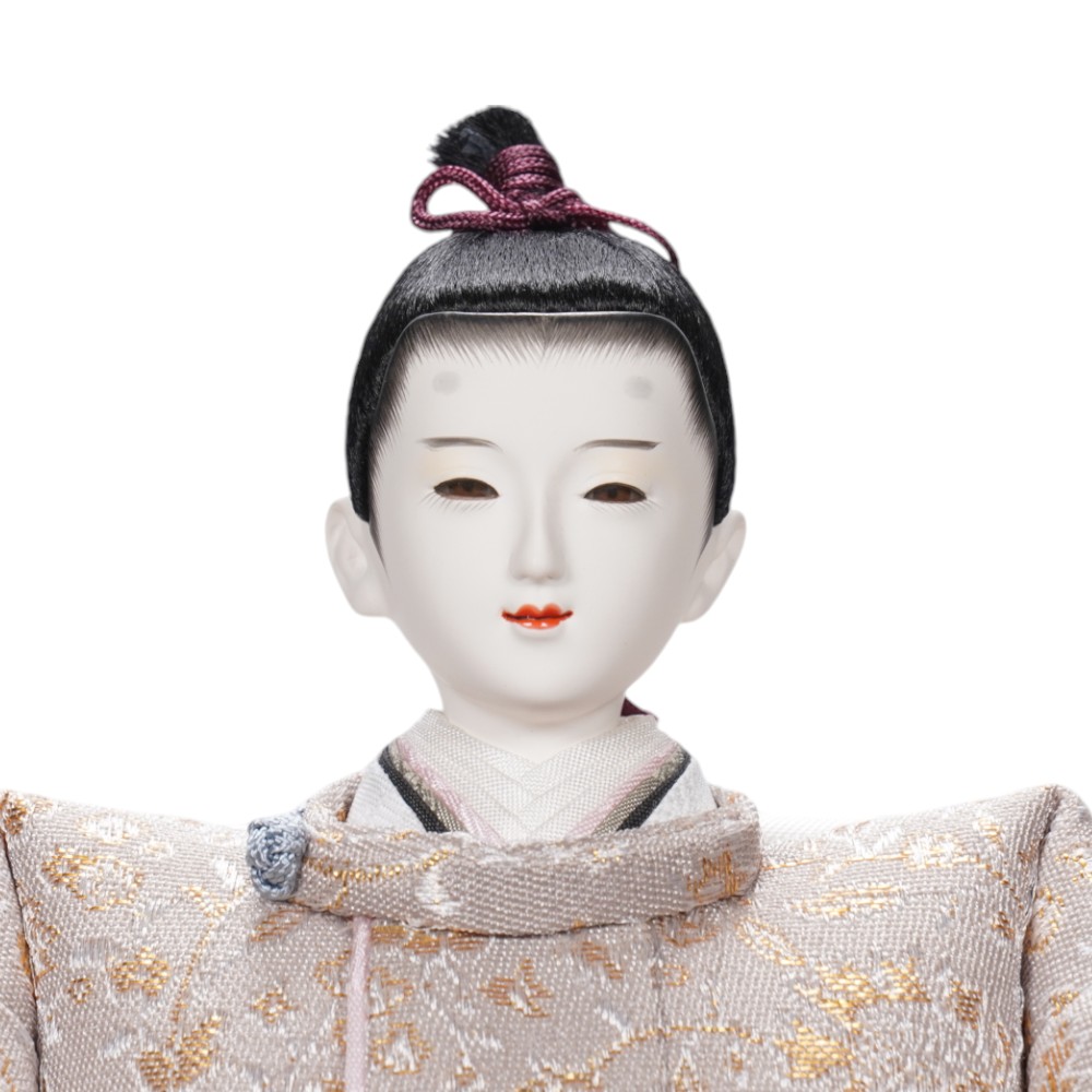 【雛人形】京十一番 高雄 唐花唐草文様 親王揃い収納飾り | 小出松寿作