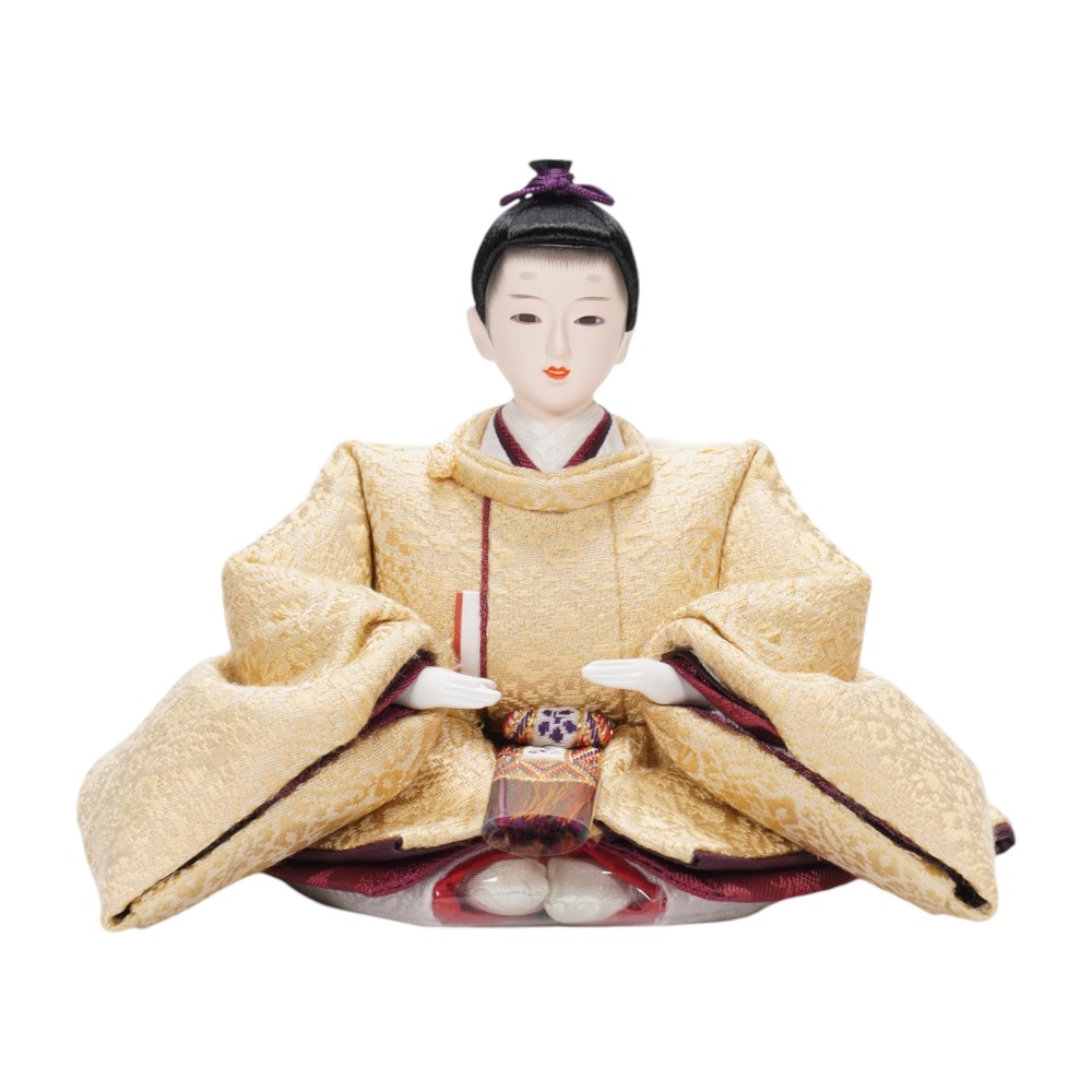 【雛人形】京十三番 草木染め 小葵文様 親王飾り | 小出松寿作