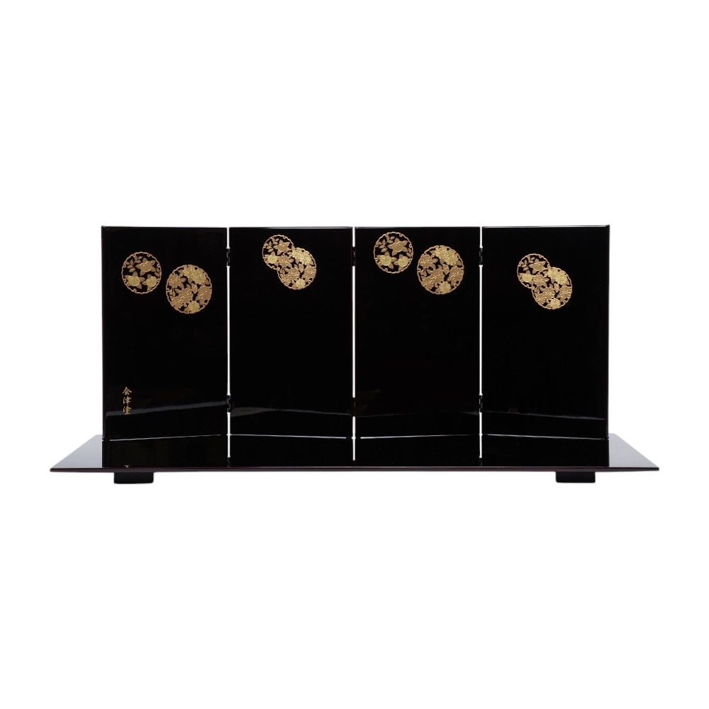 雛人形】京十一番 刺繍 鳳凰(紺・朱) 親王飾り〈望月龍翠作〉[253-150