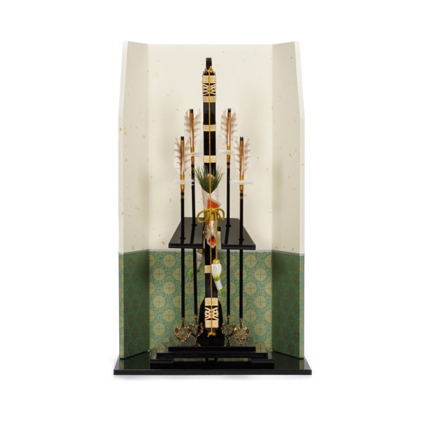 【破魔弓】16号 松桂 屏風飾り〈玉泉作〉[211-048]