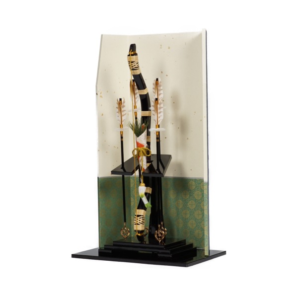 【破魔弓】16号 松桂 屏風飾り〈玉泉作〉[211-048]