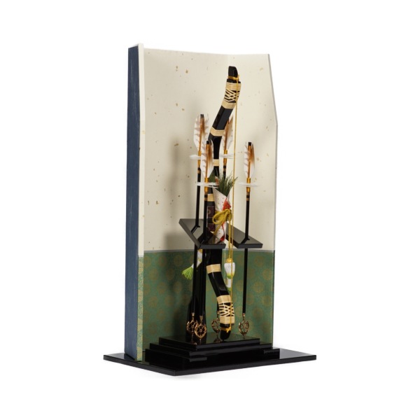 【破魔弓】16号 松桂 屏風飾り〈玉泉作〉[211-048]