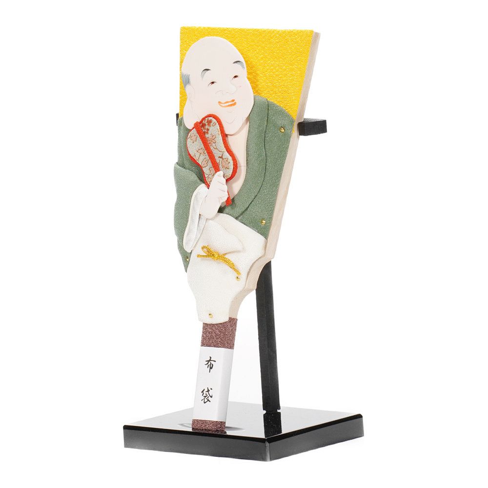 羽子板】7号 豆板 七福神 布袋〈むさしや豊山作〉[242-007] ｜雛人形