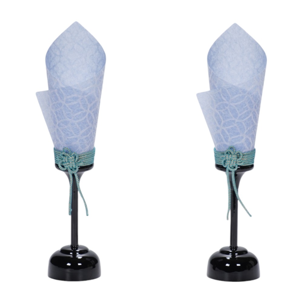 【雛人形】京十二番 刺繍 紫桜リボン 親王飾り〈田村芙紗彦作〉[253-035]