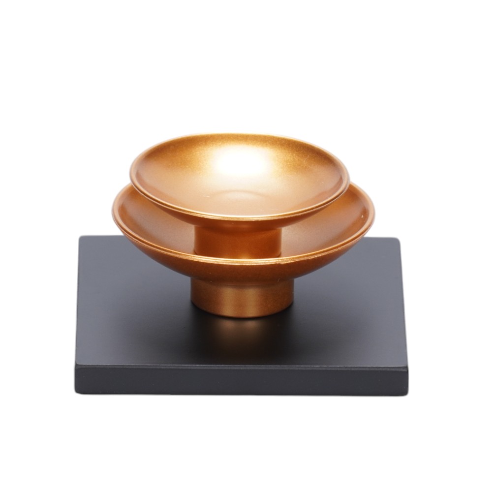 【雛人形】京十二番 刺繍 紫桜リボン 親王飾り〈田村芙紗彦作〉[253-035]