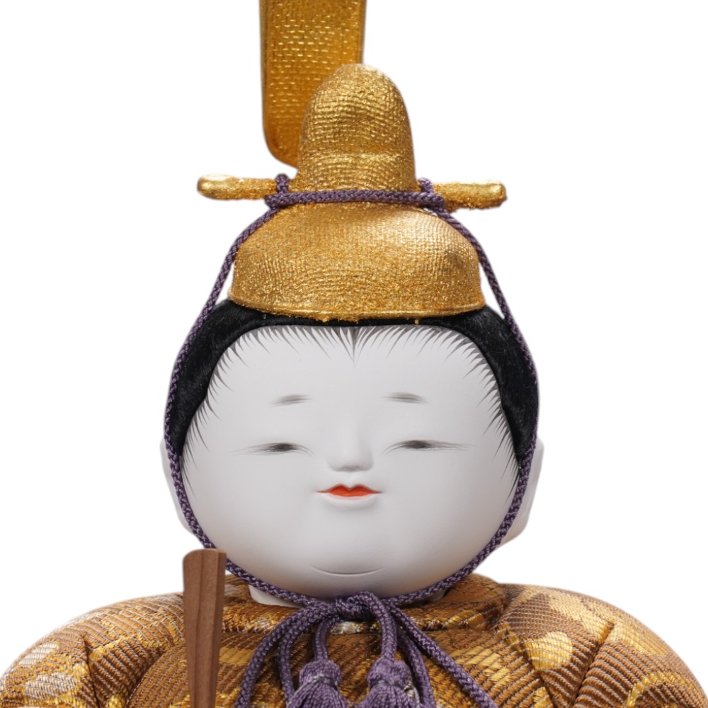 木目込み雛人形】満月珠玉(金襴) 親王飾り | 石川佳正作 ｜雛人形・五