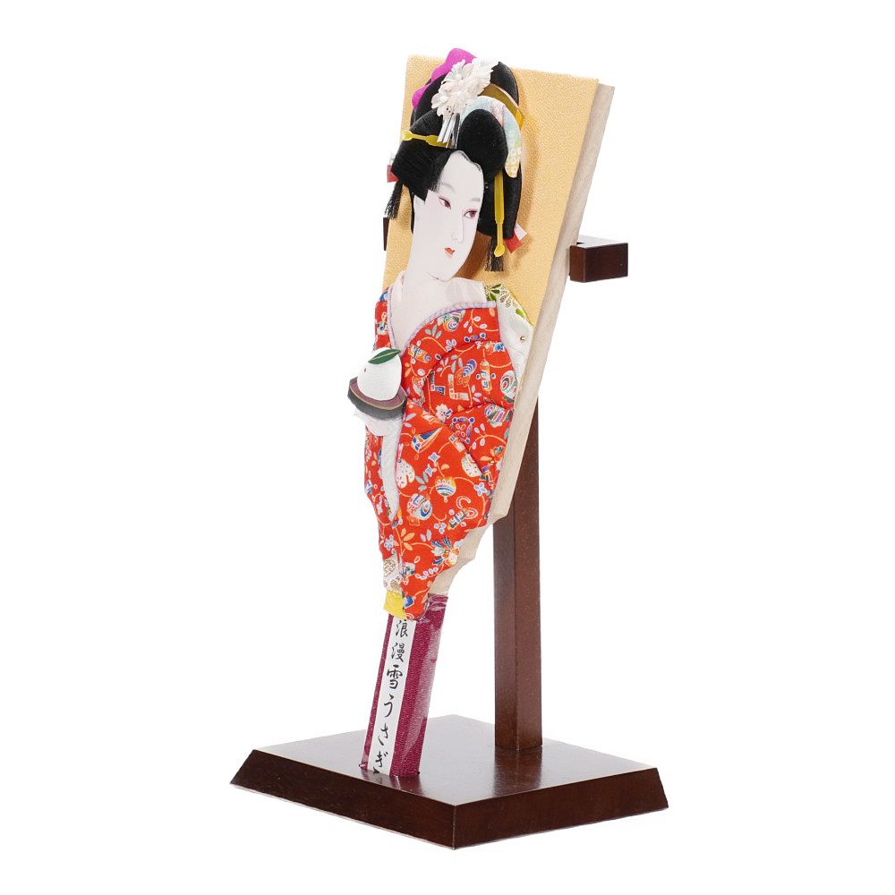 【羽子板】10号 浪漫娘 雪うさぎ〈むさしや豊山作〉[242-008]