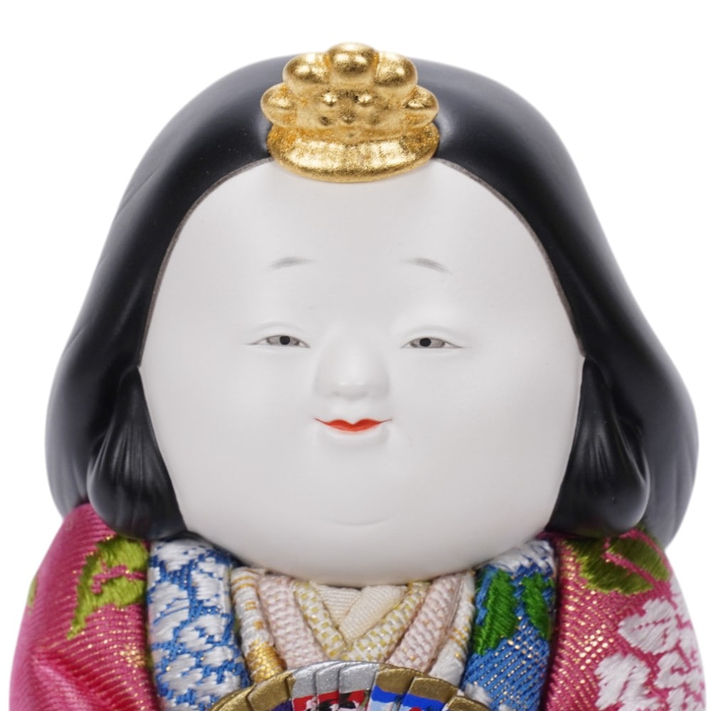 木目込み雛人形】天上の立雛 親王飾り | 石川佳正作 ｜雛人形・五月